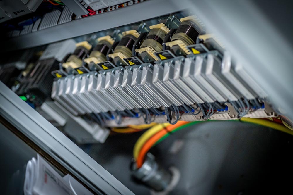 close up hardware heat recovery system